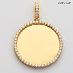 10KY 3.85CTW DIAMOND ROUND MEMORY PENDANT - Johnny Dang & Co