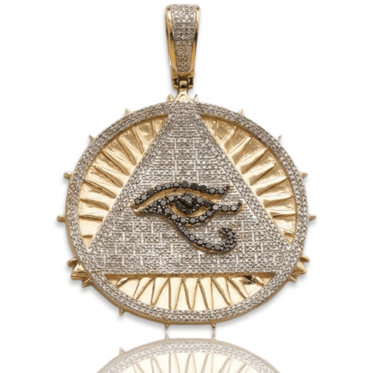 10KY 1.75CTW BLACK AND WHITE DIAMOND "EVIL EYE ON - Johnny Dang & Co