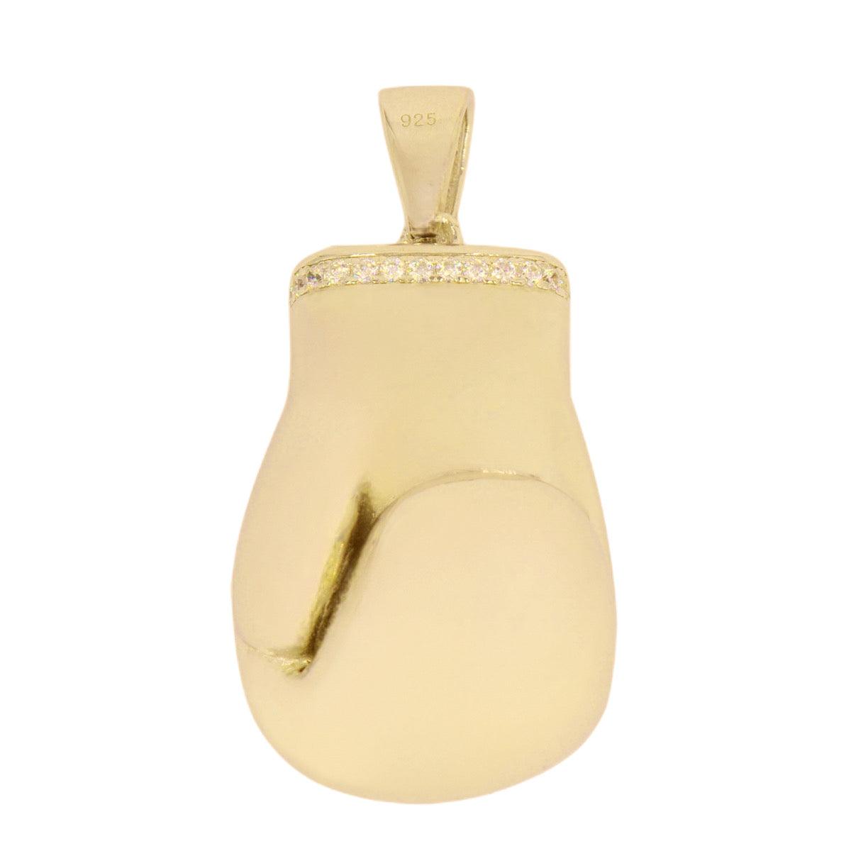 Sterling Silver High Polished Boxing Glove - Hollow - Johnny Dang & Co