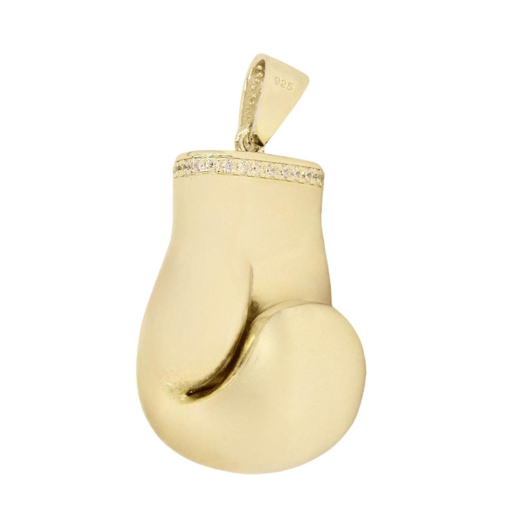 Sterling Silver High Polished Boxing Glove - Hollow - Johnny Dang & Co