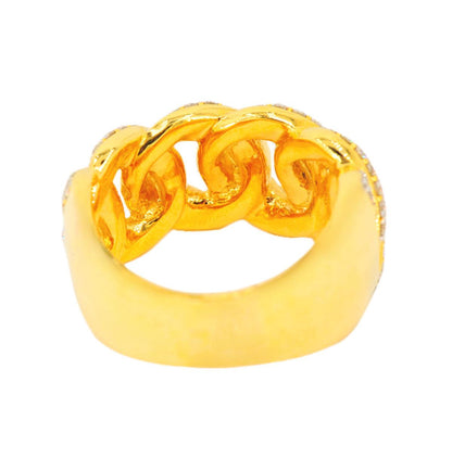 10KY 1.65CTW DIAMOND MIAMI CUBAN MENS RING - Johnny Dang & Co