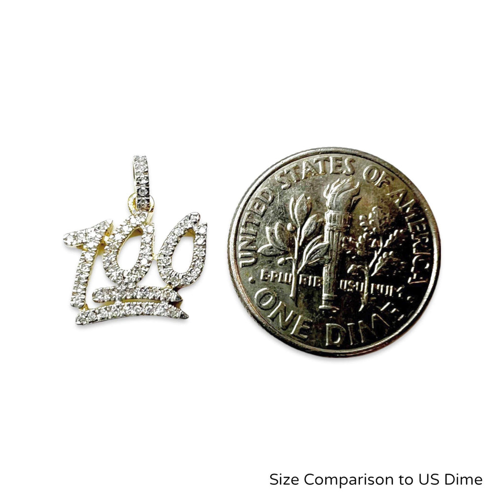 100 Charm Size Pendant - Johnny Dang & Co