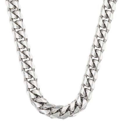 Silver 10mm Solid Cuban Chain 20" 22" 24" - Johnny Dang & Co