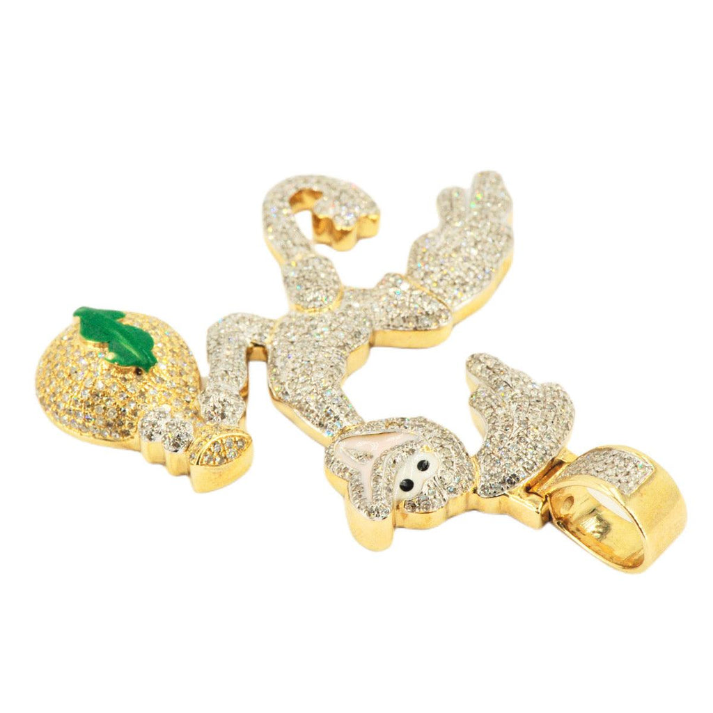 10k Yellow Gold 2.15ctw Diamond Money Bag Roadrunner - Johnny Dang & Co