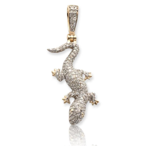 10KY 0.75CTW DIAMOND LIZARD PENDANT - Johnny Dang & Co