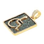 10KY 3.60CTW BLUE AND WHITE DIAMOND HANDICAP - Johnny Dang & Co