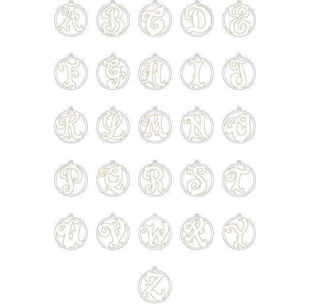 JDSP86035 - CUSTOM SINGLE LETTER A-Z SCRIPT MONOGRAM NECKLACE - Johnny Dang & Co