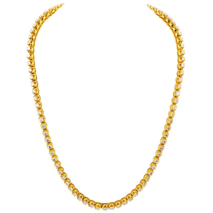 6.4mm 30 Pointer Yellow Tennis Chain - Johnny Dang & Co