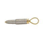 10k Yellow Gold Bullet Case Pendant 1.54ct - Johnny Dang & Co