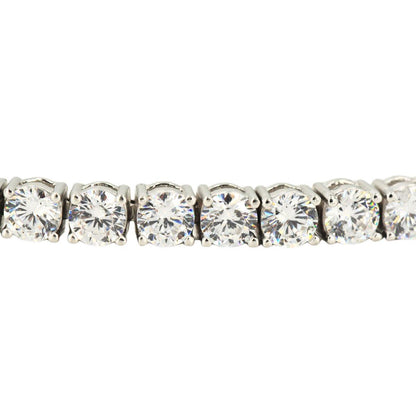 CZ SILVER TENNIS BRACELET 8" - 8.5" - Johnny Dang & Co
