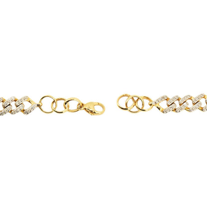 Copy of 10k Gold 0.45ctw Diamond Charm Anklet 9" - 10". Bracelet Only. Charms Sold Separately - Johnny Dang & Co