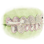 8 Top/ 8 Bottom Shooting Star Opal and Honeycomb Grillz - Johnny Dang & Co