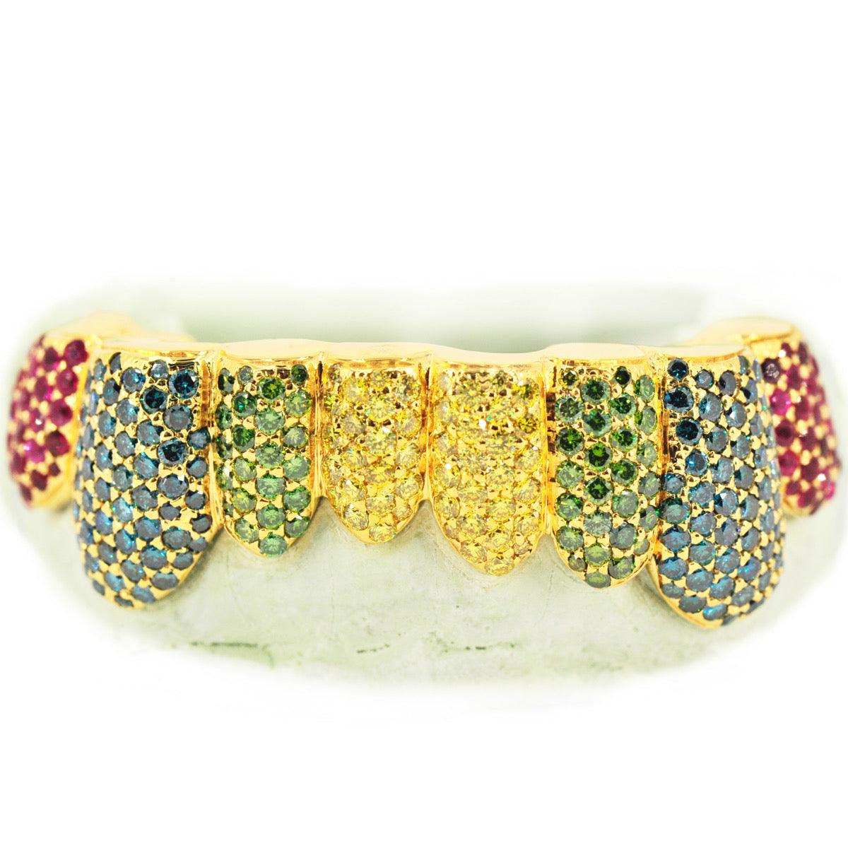 JDTK-G60-2 Ornaments II 16 Teeth Individual Colorful Grill - Johnny Dang & Co