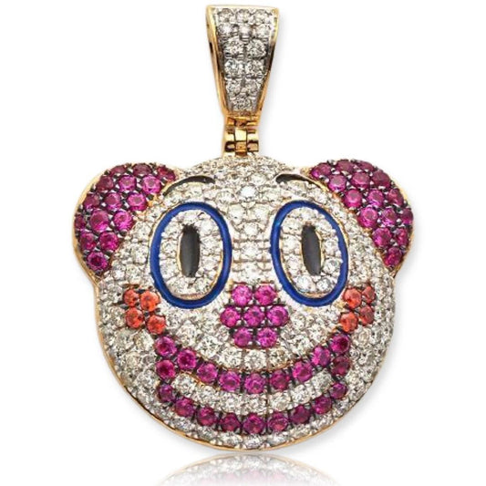 10KY 1.35CTW DIAMOND AND SYNTHETIC SAPPHIRE CLOWN - Johnny Dang & Co