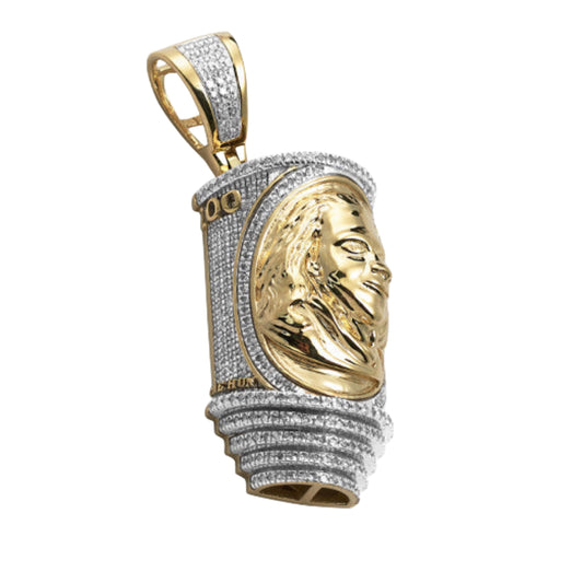 10KY 0.45CTW DIAMOND $100 BILL ROLL - Johnny Dang & Co