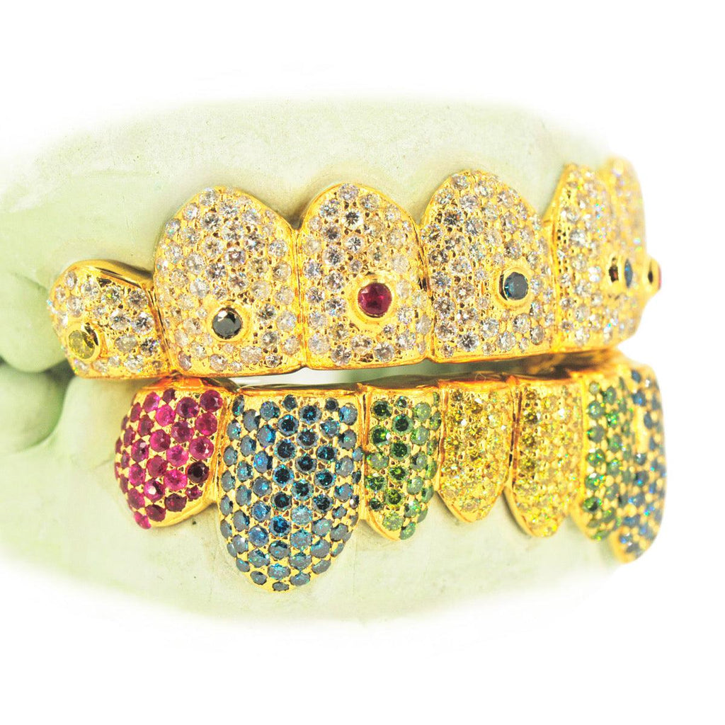 JDTK-G60-2 Ornaments II 16 Teeth Individual Colorful Grill - Johnny Dang & Co
