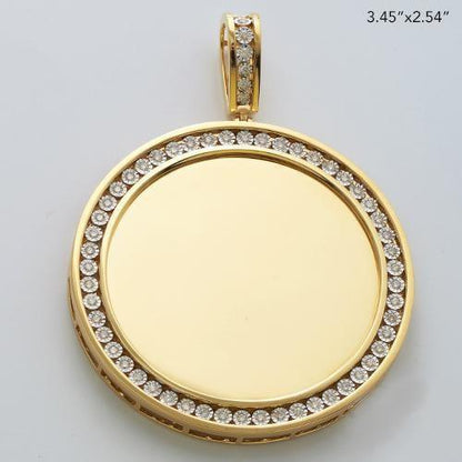 10KY 1.55CTW FANOOK DIAMOND SETTING MEMORY PENDANT - Johnny Dang & Co