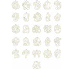 JDSP86029 - SINGLE LETTER SCRIPT MONOGRAM NECKLACE - Johnny Dang & Co