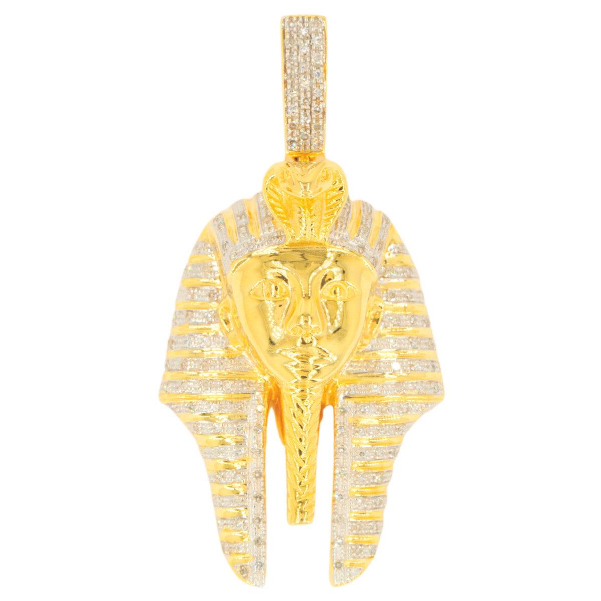 10KY 0.60CTW DIAMOND PHARAOH PENDANT - Johnny Dang & Co
