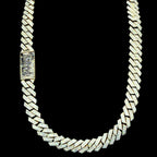 Custom 14k Gold 124.58ctw Diamond Cuban Chain. 33” Length - Johnny Dang & Co