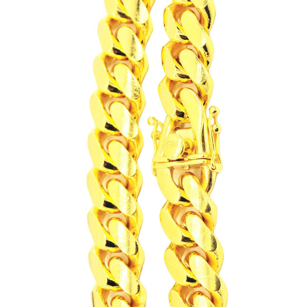 Silver 10mm Solid Cuban Chain 20" 22" 24" - Johnny Dang & Co