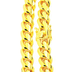 Silver 10mm Solid Cuban Chain 20" 22" 24" - Johnny Dang & Co