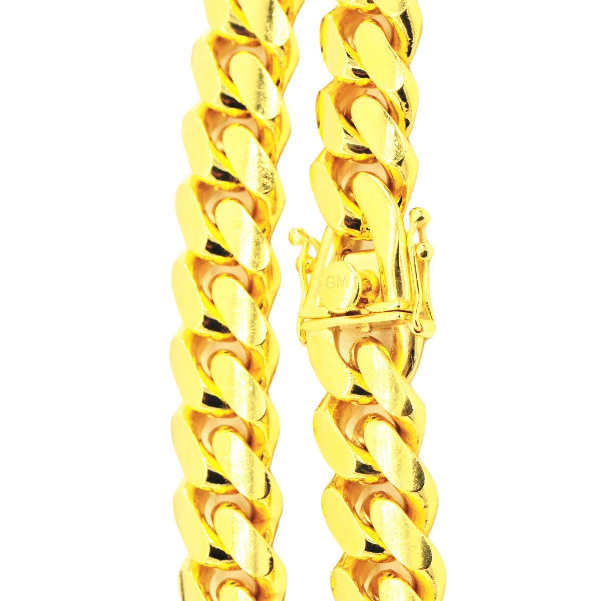 Silver 10mm Solid Cuban Chain 20" 22" 24" - Johnny Dang & Co