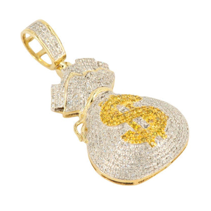 10K 1.13-1.16CT D-MONEY BAGS - Johnny Dang & Co