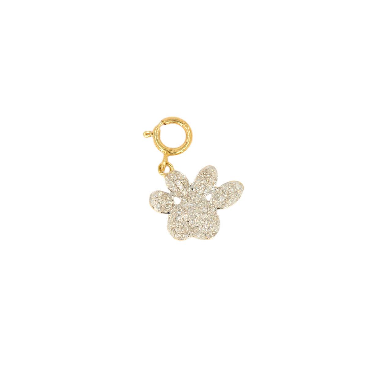 10k Yellow Gold and Diamond '' Charm - 10013 - Johnny Dang & Co