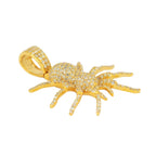 10KY 1.25CTW Diamond 1.25ct Spider Pendant And 24” Rope Chain Bundle - Johnny Dang & Co