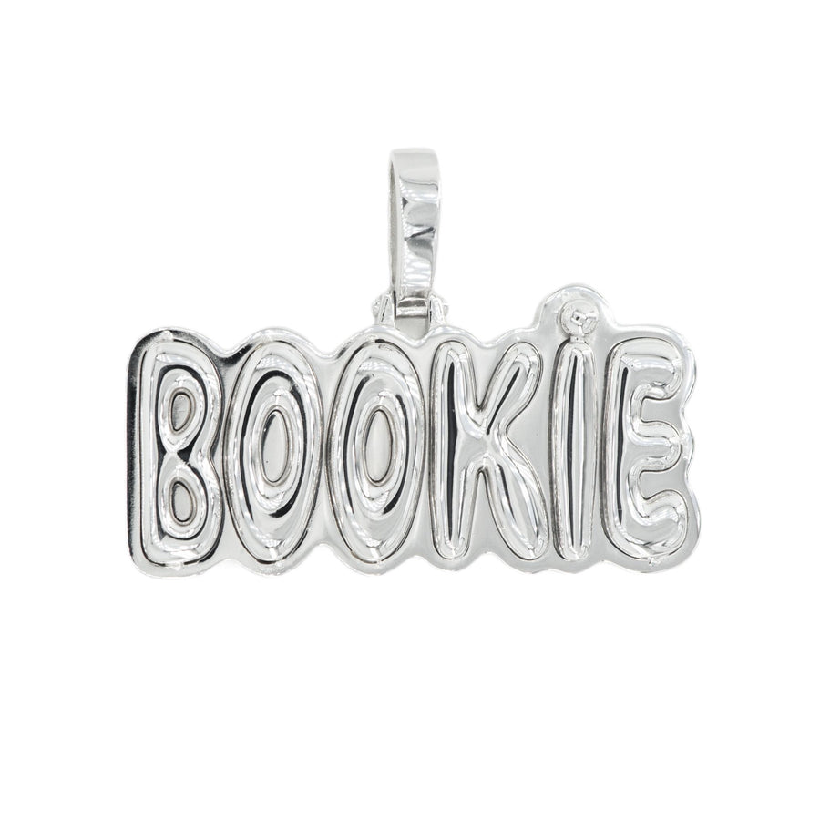 10K White Gold Bookie Pendant w/ JD&CO Stamp