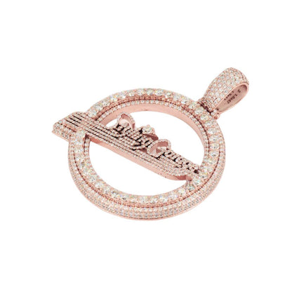 Gold and Diamond JD&CO Custom Logo Medallion - Johnny Dang & Co