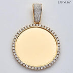 3.75CTW DIAMOND ROUND MEMORY PENDANT - Johnny Dang & Co