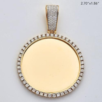 3.75CTW DIAMOND ROUND MEMORY PENDANT - Johnny Dang & Co