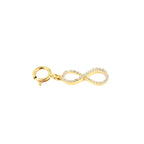 10k Yellow Gold and Diamond 'Infinity' Charm - 10051 - Johnny Dang & Co