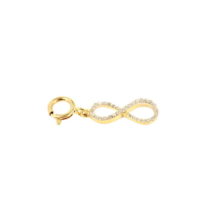 10k Yellow Gold and Diamond 'Infinity' Charm - 10051 - Johnny Dang & Co