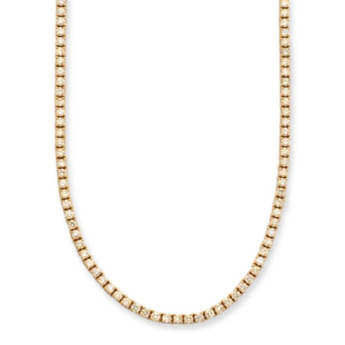 14KY 7.24CTW DIAMOND TENNIS NECKLACE