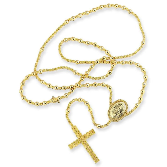 10KY 7.50CTW YELLOW DIA ROSARY - Johnny Dang & Co