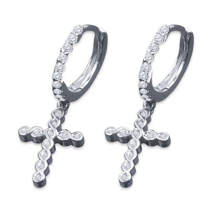 DOMINIQUE SILVER EARRINGS | BMW9214491 - Johnny Dang & Co