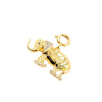 10k Yellow Gold and Diamond 'Elephant' Charm - 10015 - Johnny Dang & Co