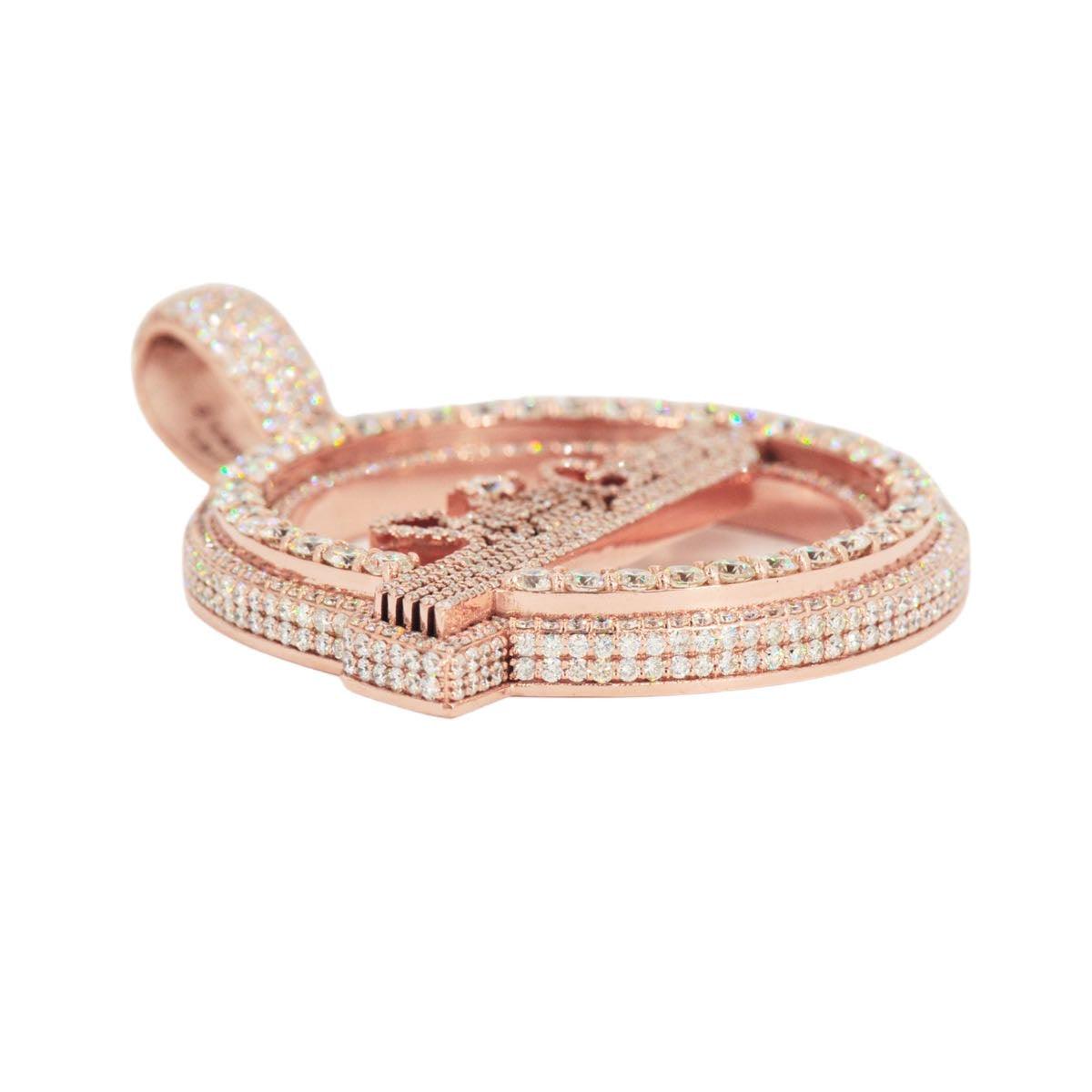 Gold and Diamond JD&CO Custom Logo Medallion - Johnny Dang & Co