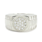 Custom Gold 0.20CT Diamond Mens Ring - Johnny Dang & Co