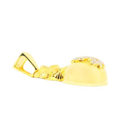 10KY 0.50CTW DIAMOND $ MONEY BAG PENDANT - Johnny Dang & Co