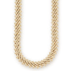 10k Yellow Gold and Diamond Spiked Cuban Chain 22inches - Johnny Dang & Co