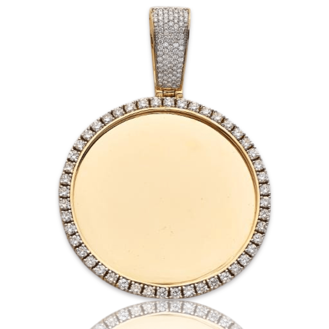 3.75CTW DIAMOND ROUND MEMORY PENDANT - Johnny Dang & Co
