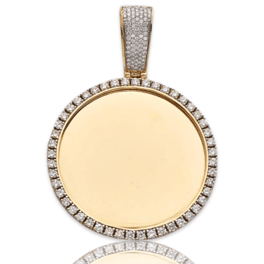 3.75CTW DIAMOND ROUND MEMORY PENDANT - Johnny Dang & Co