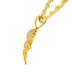 10KY 1.25CTW Diamond 1.25ct Spider Pendant And 24” Rope Chain Bundle - Johnny Dang & Co