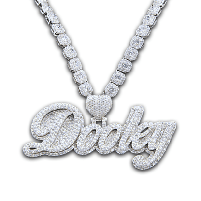 CJ3471 - Custom Diamond Dooley Pendant - Johnny Dang & Co