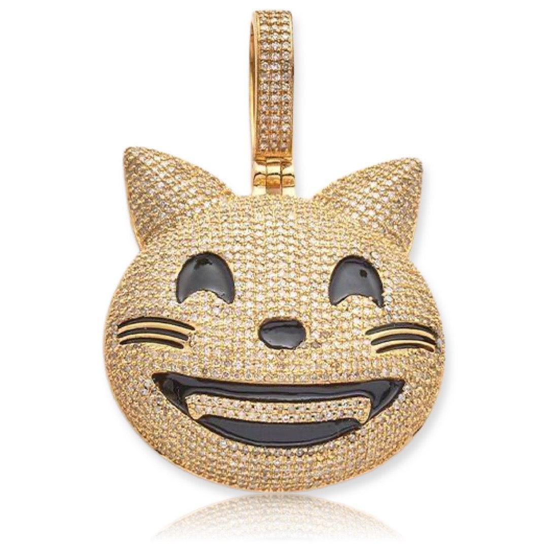 10KY 2.00CTW DIAMOND SMILING CAT EMOJI - Johnny Dang & Co