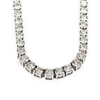 Tennis Chain 10k White Gold 30 pointer Si Diamonds 22inches - Johnny Dang & Co